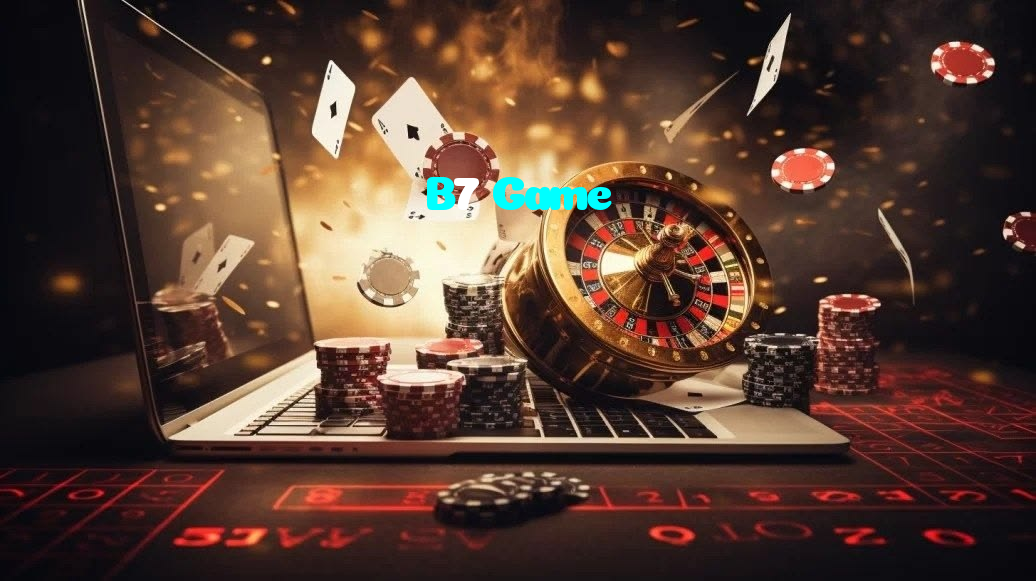 B7 Game casino presented on mobile device in Pakistan with slots and live games